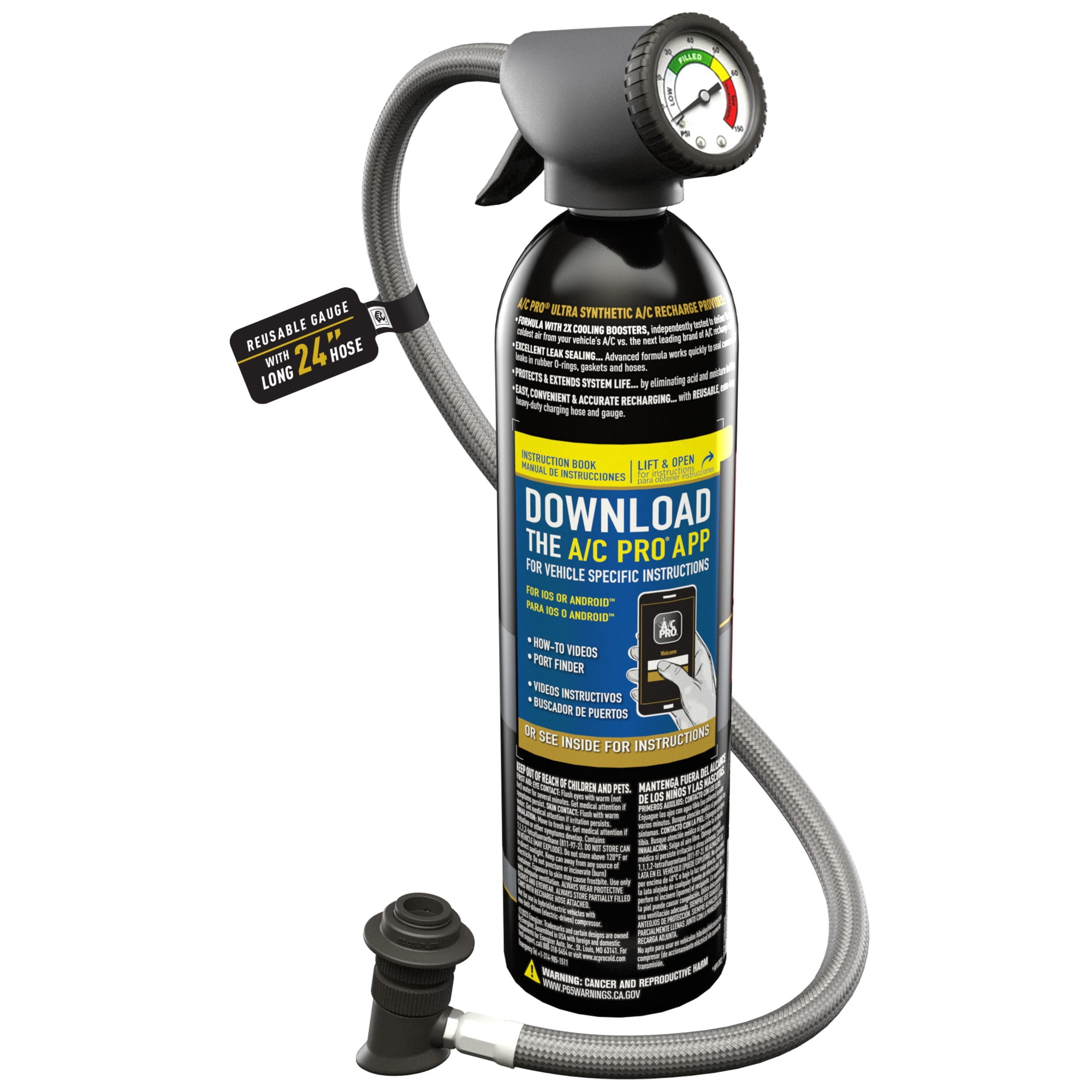 A/C Pro ACP-100 Ultra Synthetic R-134a Car Refrigerant Kit - 18 OZ