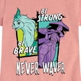 thumbnail image 3 of Raya and the Last Dragon - Be Brave Be Strong Never Waver - Toddler & Youth Girls Short Sleeve Graphic T-Shirt, 3 of 5