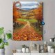 thumbnail image 4 of Qisvanset 12x16 Inch Rolling Hill Autumn Canvas Wall Art, Vibrant Foliage Nature Rustic Home Decor, 4 of 5