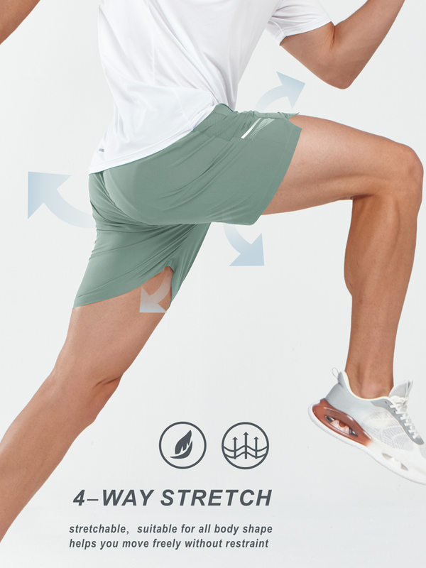 NORTHYARD Men's 5" Athletic Running Shorts photo 5