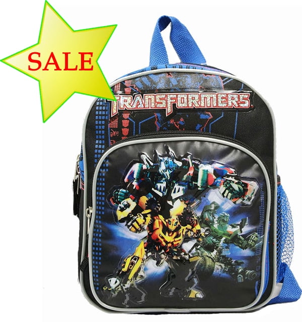 Transformers Bumblebee Optimus Prime Boys 16" Backpack 