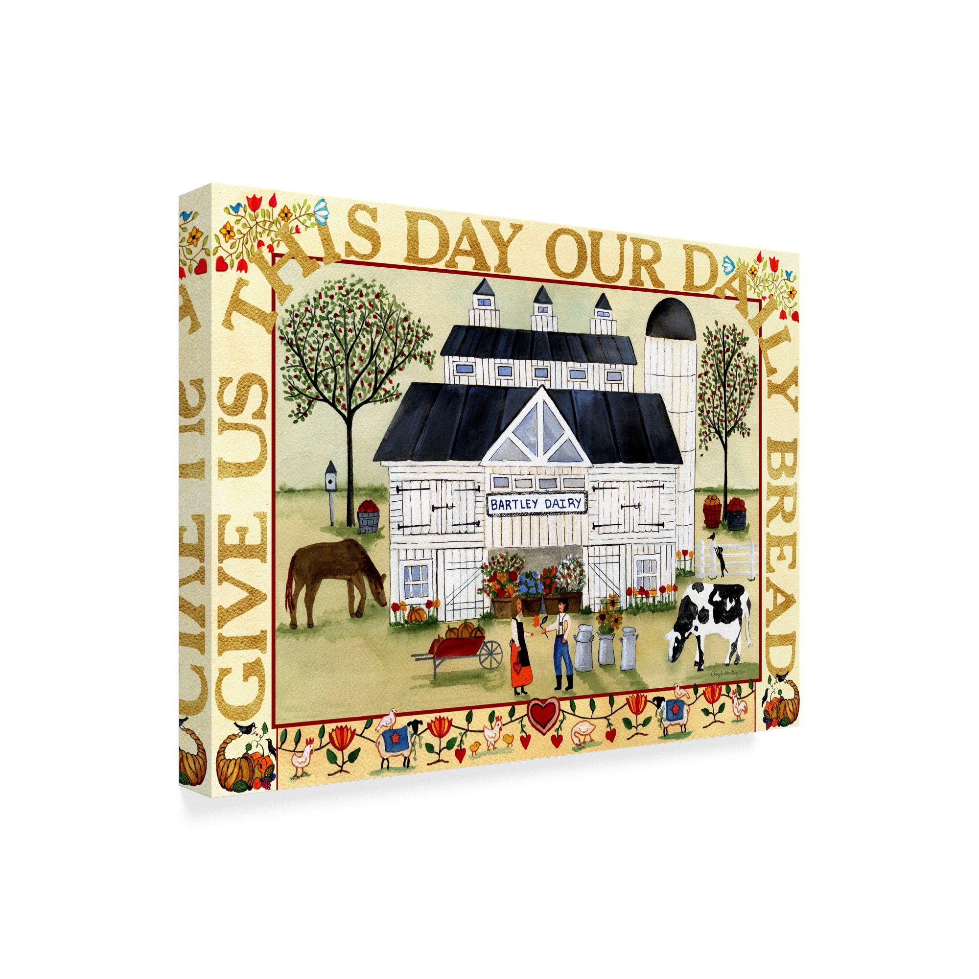 Trademark Fine Art 'Bartley Dairy' Canvas Art by Cheryl Bartley