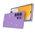 thumbnail image 6 of Compatible with Samsung Galaxy S24 Ultra Case, Clear Glitter Sparkle Soft TPU Shockproof Protective Cute Slim Thin Bling Sparkly Phone Cases Cover for Women Girls,Purple, 6 of 7