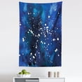 thumbnail image 1 of Blue Tapestry, Grunge Space Time Inspired Ombre Colored Modern Image, Fabric Wall Hanging Decor for Bedroom Living Room Dorm, 5 Sizes, Pale Blue Dark Blue, by Ambesonne, 1 of 1