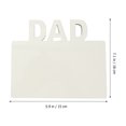 thumbnail image 5 of Chic White Wood Frame Picture Frame for Dad with Sticking Photo Gift 1 Set, 5 of 6