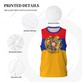 thumbnail image 4 of Armenia flag men basketball sports jersey running fitness multifunction sleeveless tshirt exclusive custom name nunber, 4 of 12