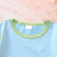 thumbnail image 5 of Tiijoy Toddler Girls Outfits Casual Colorblock Short Sleeve Tshirt Shorts Set, Sizes 3-4, 5 of 8