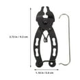 thumbnail image 2 of Raindrops 3Sets Universal Bike Chain Repair Kit Black Compact and Portable Chain Link Pliers, 2 of 8