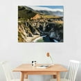 thumbnail image 2 of Nawypu Large Canvas Wall Art Prints Carmel to Big Sur Abstract Artwork Picture Painting Posters for Living Room Office Decor Framed 20x16 inch, 2 of 4