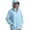 *Light Blue, variant on Women's Plus UPF 50+ Lightweight Hooded Sun Jacket,Laides Quick Dry Waterproof Windbreaker,Hiking Beach Outdoor Activities Coat For Women,Pink,M-4XL