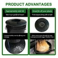 thumbnail image 3 of 6 Inch Net Pots for 5 Gallon Bucket Wide Lids (5 Pack), Net Cups for Hydroponics Bucket Lids, DWC Basket Lids for Bucket, 3 of 8