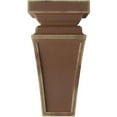 thumbnail image 2 of Ekena Millwork 4"W x 4 3/4"D x 8"H Small Nevio Wood Vintage Decor Corbel, Weathered Brown, 2 of 6