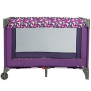 Cosco Kids™ Large Baby Playpen, Funsport Portable Baby Play Yard, Butterfly Twirl (Purple)
