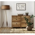 thumbnail image 5 of Kate and Laurel Sylvie Vintage World Map Framed Canvas Wall Art by The Creative Bunch Studio, 18x24 Brown, Decorative Map Art for Wall, 5 of 6