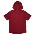 thumbnail image 3 of QBGSAY T-shirt Men's Summer Thin Short Sleeve Hoodie Light Sweatshirt Hooded Pullover Trendy Casual Fashion T Shirt Streetwear Tshirts, 3 of 3