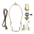 thumbnail image 7 of B&P Lamp® Brass Plated Finish Table Lamp Wiring Kit with a 9 Inch Harp and 3-Way Socket, 7 of 7