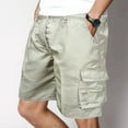thumbnail image 2 of Sngxgn Men's Cargo Shorts Cotton Relaxed Fit Camouflage Camo Cargo Short(White,3XL), 2 of 5