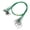 Green, variant on CEORPER 10pcs Stainless Fishing Leader Line Rig with Snap Wire Leader for Lures