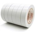 thumbnail image 2 of Viaky 6 Pack Electrical Tape 0.6" x 50' Industrial Duct Tape Rolls, Rated to 176 Degrees & 600 Volts, Vinyl Insulating Sticky Backing, Perfect for Electric Wiring Projects (6 White), 2 of 6