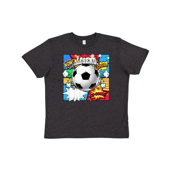 Inktastic Soccer Superhero Youth T-Shirt