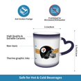 thumbnail image 5 of Taza de los Pittsburgh Steelers con asa, taza de café, té, taza que cambia de color, taza de porcelana con diseño de cielo, idea de regalo para hombres, mujeres, trabajo de oficina, 11 oz, 5 of 5