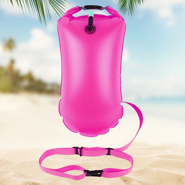 Bolsa de agua para canotaje de PVC inflable multifuncional para deportes acuáticos (rojo)