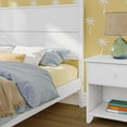 thumbnail image 5 of Haven Canopy Bed with Square Post and Wood Headboard (Full), White, 5 of 9