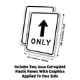 thumbnail image 2 of Straight Only (24" X 36") 4mm Corrugated Plastic Panel, Graphics Applied To 1 Side (Pk of 2), 2 of 4
