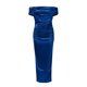thumbnail image 2 of Gibobby Vestidos largos elegantes Moda Color sólido Manga corta Un cuello Corte Vestido formal sexy Mujer Noche(Azul,XL), 2 of 5