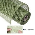 thumbnail image 3 of Unique Bargains PP Burlap Mesh 10' x 5 Yards Decorative Wrapping Ribbon, Dark Green 1 Roll, 3 of 5