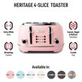 thumbnail image 6 of Haden Heritage 4-Slice Wide Slot Toaster, English Rose - 75044, 6 of 10