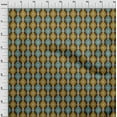 thumbnail image 3 of oneOone Viscose Jersey Fabric Swirl Ikat Printed Fabric 1 Yard 60 Inch Wide, 3 of 5