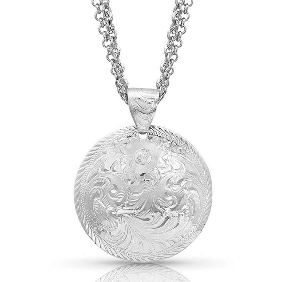 Montana Silversmiths Western Lifestyle Women's USA Made Necklace Classic Beauty Concho