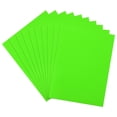 thumbnail image 1 of 10 Sheets Neon Paper 8"x11" 250gsm Fluorescent Bright Cardstock,Green, 1 of 6