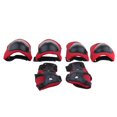 thumbnail image 1 of 6 Unids Patinaje Patinaje Conjunto De Engranajes De Protección Codo Almohadillas Para Palma, Adecuado Para De 3 A 8 rojo DYNWAVEMX Juego de rodilleras y rodilleras para niños, 1 of 8