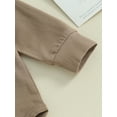 thumbnail image 6 of Bagilaanoe Newborn Baby Girl Boy Oversized Romper Sweatshirt Long Sleeve Bodysuits Pullover 3M 6M 12M 18M Infant Casual Tee Tops, 6 of 9