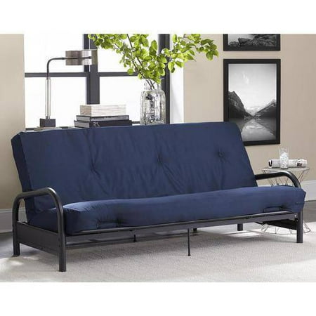 DHP 8" Tufted Full Futon Mattress, Navy Blue