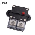 thumbnail image 1 of Plastic Automotive Circuit Breaker Overload Protection High Conductivity Replacement Manual Sound Box Fuse Accessories Black Button 250A, 1 of 8