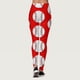 thumbnail image 4 of MKLEKYY Leggings push up para mujer, mallas con estampado de béisbol de vaca a la moda para mujer, mallas deportivas de control para yoga, mallas de cintura alta para mujer, 4 of 4
