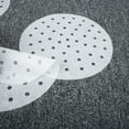 thumbnail image 2 of 100PCS Round Disposable Perforated Paper Steamer Paper Liners Air Fryer, 2 of 8