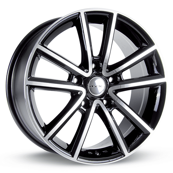 RTX Auburn 17x7.5 5x127 ET35 CB71.5 Black Machined Wheel
