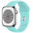 thumbnail image 1 of Correa de silicona para Apple Watch Band 49mm 45mm 44mm 42mm 41mm 40mm 38mm correa de reloj pulsera iWatch Series 8 7 6 5 4 3 SE banda Dengxun unisex, 1 of 2