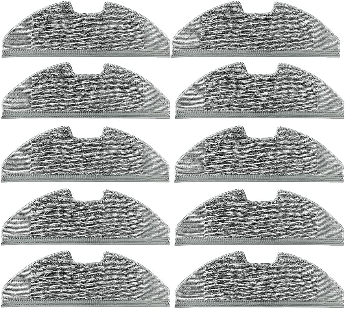 VACUSHOP 10 Pack Microfiber Mop Cloth Pads for Eufy RoboVac G10 G30 Hybrid Vacuum Cleaner Replacement Part