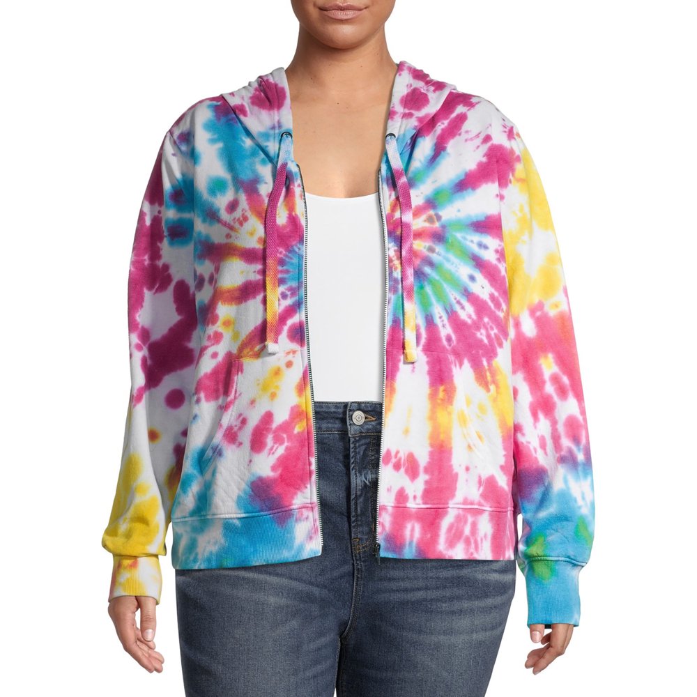 tie dye zip