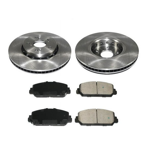 Front Brake Pad and Rotor Kit - Compatible with 2013 - 2018 Acura RDX 2014 2015 2016 2017