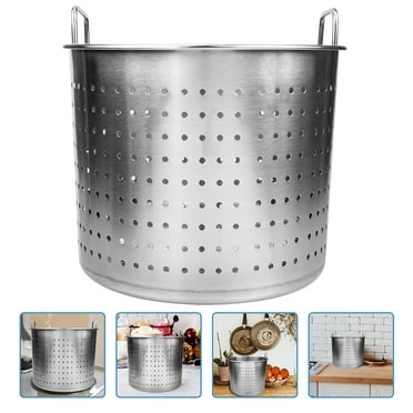 FOMIYES Crawfish Pot Strainer Silver 1Pcs 11In