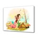 thumbnail image 1 of Póster de lienzo con personajes de dibujos animados para pareja, picnic, decoración de dormitorio, paisaje deportivo, decoración de oficina, regalo, estilo marco, 12 x 18 pulgadas (30 x 45 cm), 1 of 8