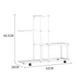 thumbnail image 2 of Danolapsi Plant Stand with Wheels for Indoor,Metal Tiered Plant Stand Flower Display Stand Indoor Plant Shelf Flower Pot Holder Rack,Outdoor Tiered Shelf for Living Room Patio Garden Home Decor, 2 of 6