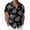 Black, variant on Men's Big&Tall Hawaiian Shirt Tropical Printed Button Down Shirt Short Sleeve Loose Fit Vacation Beach Shirt for Holiday,S,Beige