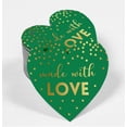 thumbnail image 2 of Inkdotpot Gold Foil Paper Hang Tags Made With Love Wedding Favor Tags 50 Pieces, 2 of 6
